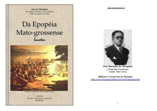 Da Epopéia Matogrossense - Biblioteca Virtual José de Mesquita