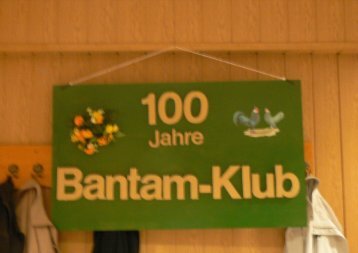 Bilder - Der Bantam-Klub 1909