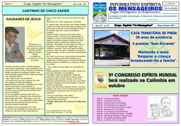 informativo 29.cdr - Os Mensageiros