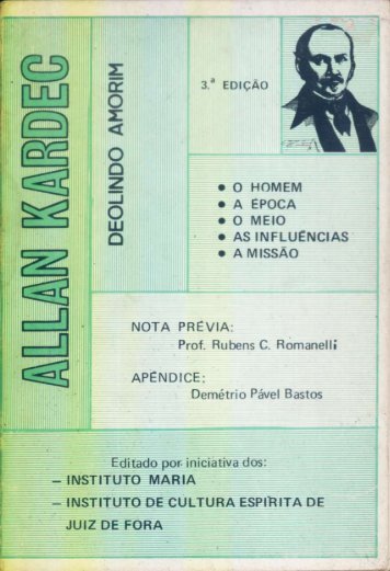 Deolindo Amorim - Allan Kardec (Biografia) - ViaSantos