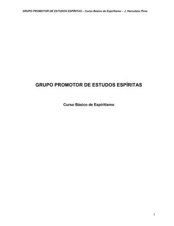 Grupo Promotor de Estudos Espíritas - SP