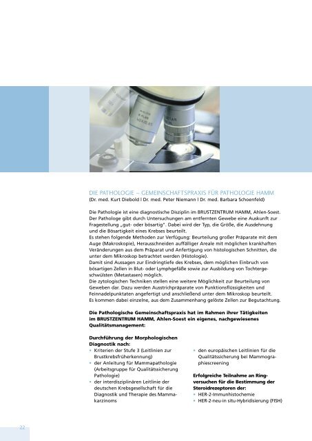 Qualitätsbericht Brustzentrum - St. Barbara-Klinik Hamm-Heessen ...