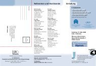 Das Programm - St. Barbara-Klinik Hamm-Heessen GmbH