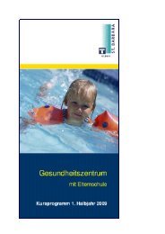 Gesundheitszentrums und der Elternschule - St. Barbara-Klinik ...