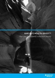 Barclays iInvest brochure - Barclays Wealth