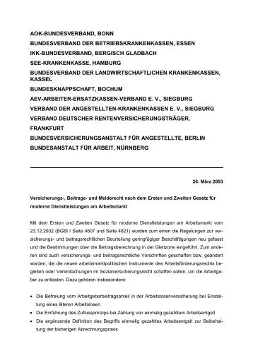 Versicherungs-, Beitrags- und Melderecht nach - Barmer GEK