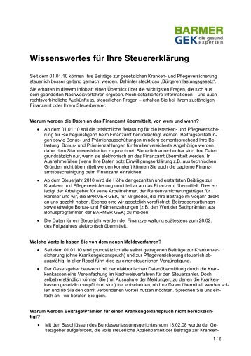 ( PDF , 50 KB ) Hinweis - Barmer GEK