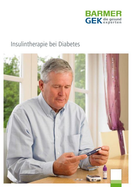 Insulintherapie bei Diabetes ( PDF , 1 MB ) Hinweis - Barmer GEK