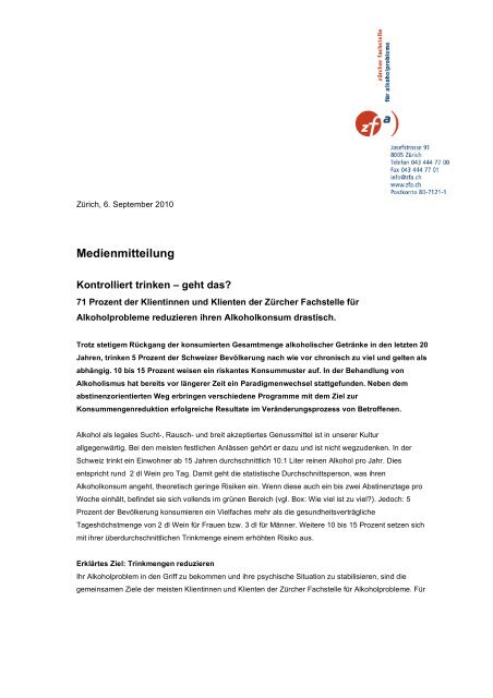 MM ZFA - Zürcher Fachstelle für Alkoholprobleme