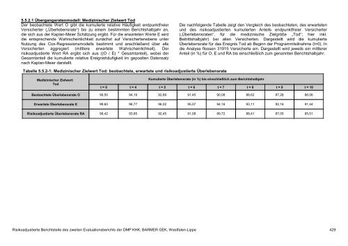 Evaluation des DMP Koronare Herzerkrankung (KHK ... - Barmer GEK