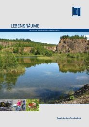 LEBENSRÄUME - bei der Basalt-Actien-Gesellschaft