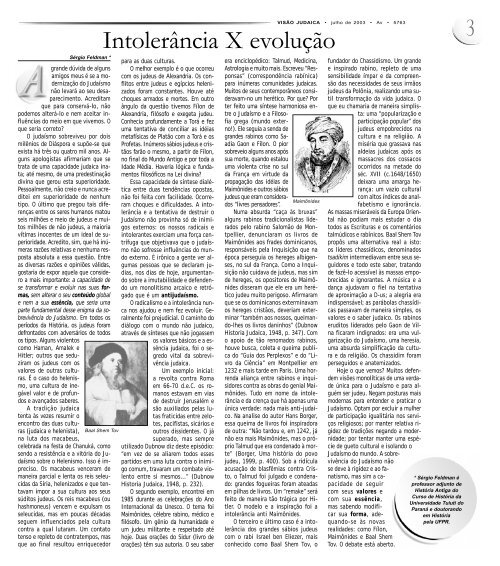 Visão Judaica