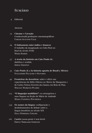 Download da revista n.47 - Instituto de Estudos Brasileiros - USP