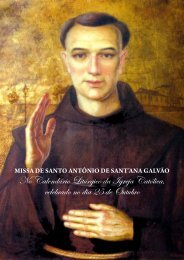 missa de santo antônio de sant'ana galvão - Franciscanos.org.br