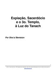 Expiação, Sacerdócio e o 3o. Templo, à Luz do Tanach - TorahViva