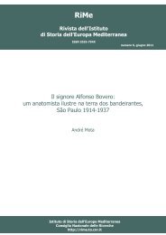 Il signore Alfonso Bovero: um anatomista ilustre na ... - RiMe - Cnr