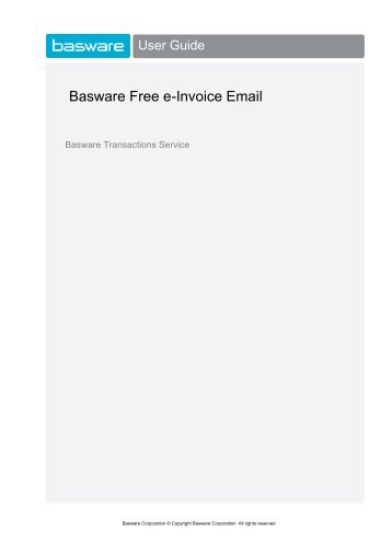 Basware Free e-Invoice Email