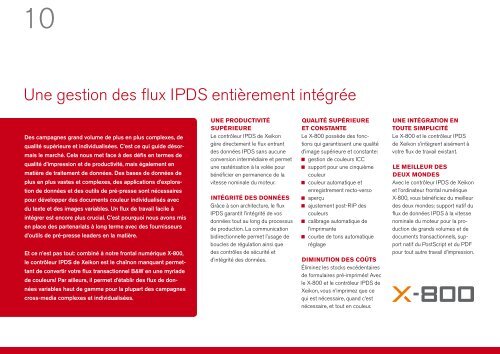 Impression numérique de documents - Xeikon