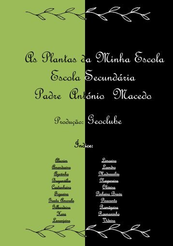 Plantas da ESPAM - Escola Secundária Padre António Macedo