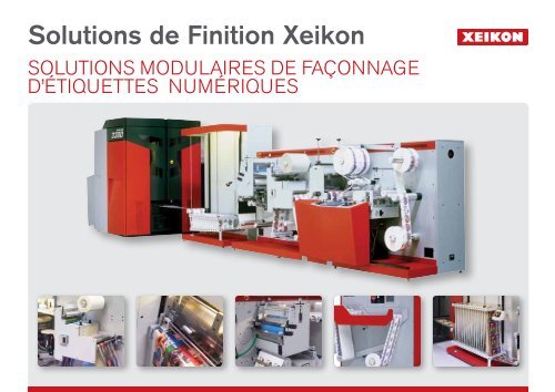 Solutions de Finition Xeikon