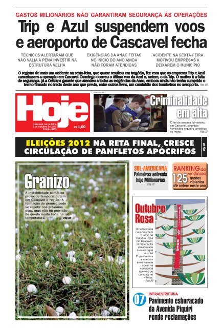 Granizo - Jornal Hoje