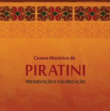 Download do livro “Centro Histórico de Piratini: Preservação e ...