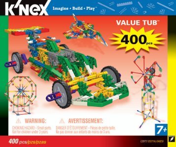 Download 400 Piece Value Tub 12077A! - K'nex