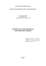 a prática da vida integral, segundo ken wilber - Instituto Humanitatis