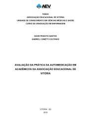 AVALIAÇÃO DA PRÁTICA DA AUTOMEDICAÇÃO EM ...