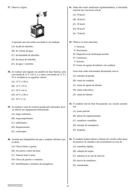 007. PROVA OBJETIVA - Questões de Concursos