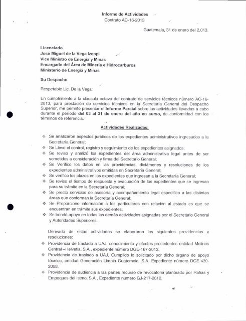 emgelberg oswaldo flores perez - Ministerio de Energía y Minas