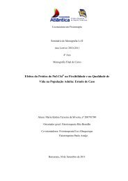 Efeitos da Prática do Pnf-Chi® na Flexibilidade e na Qualidade de ...