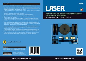 Ferramenta de extracção/instalação de rolamentos ... - Laser Tools