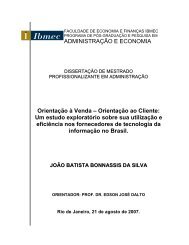 Orientação ao Cliente - Ibmec