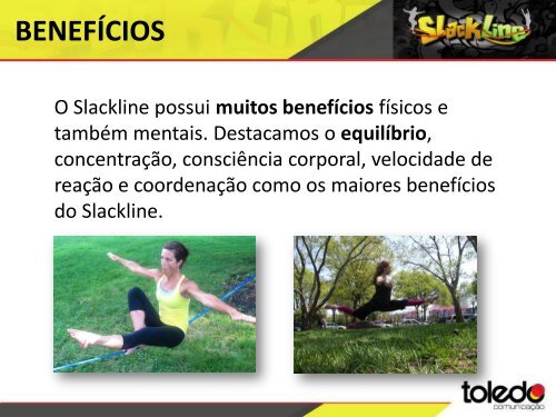 Projeto Slackline - Toledo Comunicação