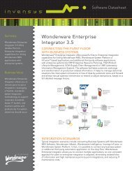 Wonderware Enterprise Integrator 3.5