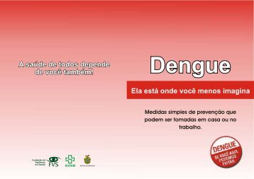 Folder Dengue Instituições
