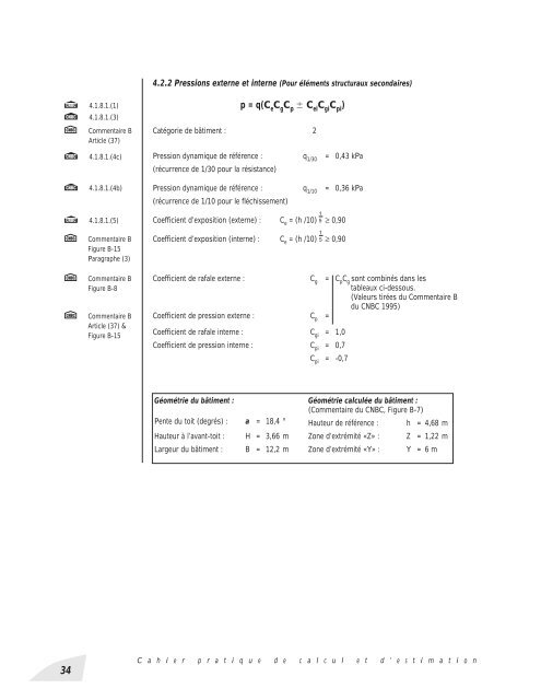 Cahier Pratique de Calcul et D'Estimation - Canadian Wood Council