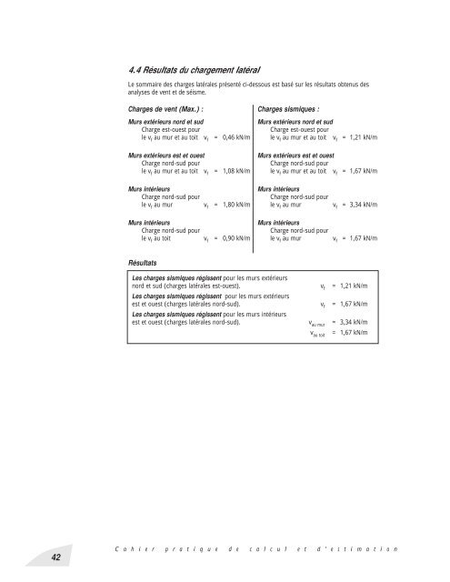 Cahier Pratique de Calcul et D'Estimation - Canadian Wood Council