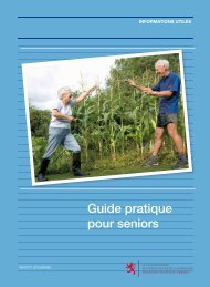 Guide pratique pour seniors - Ministère de la Famille et de l'Intégration