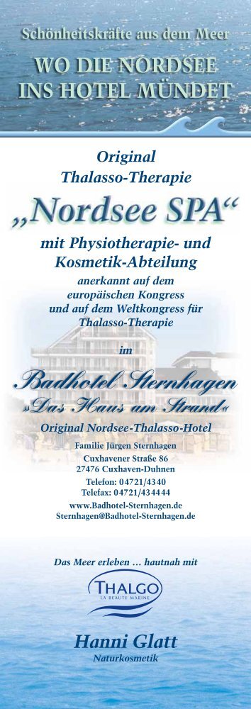 Thalasso-Kur für 7 Tage - Badhotel Sternhagen