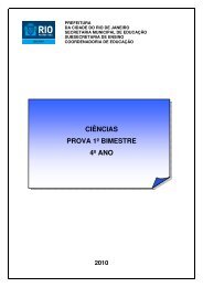 ciências prova 1º bimestre 4º ano - Portal da Prefeitura da Cidade ...