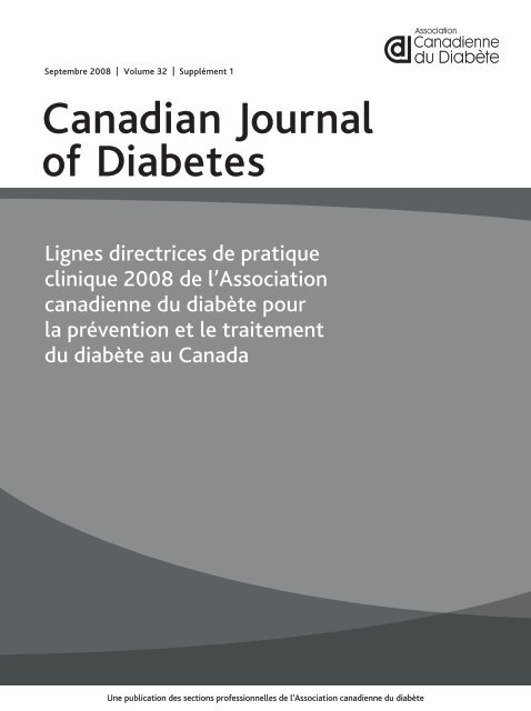 Lignes directrices de pratique clinique 2008 de l - Canadian ...