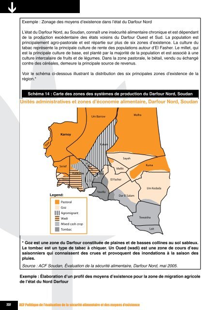 Evaluation dE la Sécurité alimEntairE Et dES moyEnS d'ExiStEncE ...