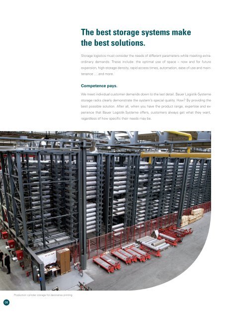 Image brochure Bauer Logistik-Systeme - Bauer - Logistics in Printing