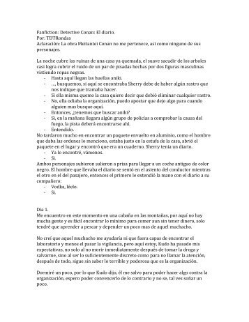Fanfiction: Detective Conan: El diario. Por ... - deviantART