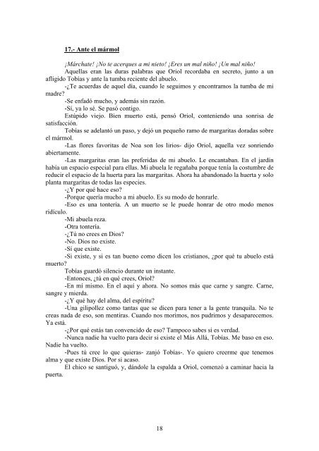 1 PRIMERA PARTE: INFANCIA 1.- El niño perdido ... - Javier Puebla