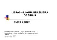 Curso Básico LIBRAS – LINGUA BRASILEIRA DE SINAIS - FASUL