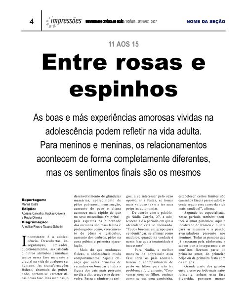 Impressões - Ano 2 - N°5 - Ucg