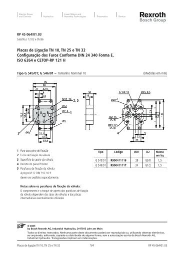 RP 45064/01.03 - Bosch Rexroth